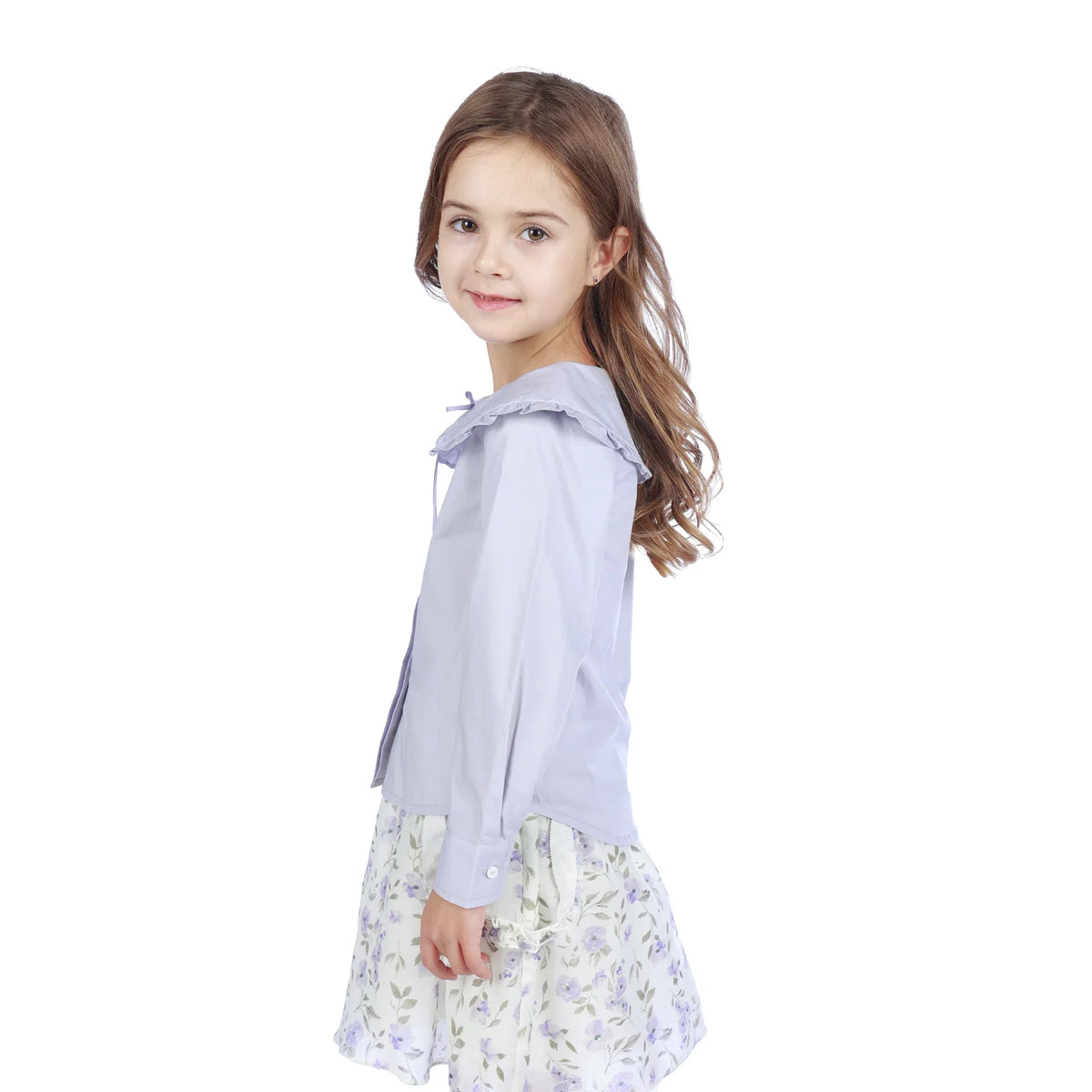 Plain Classic Shirt For Girls Image