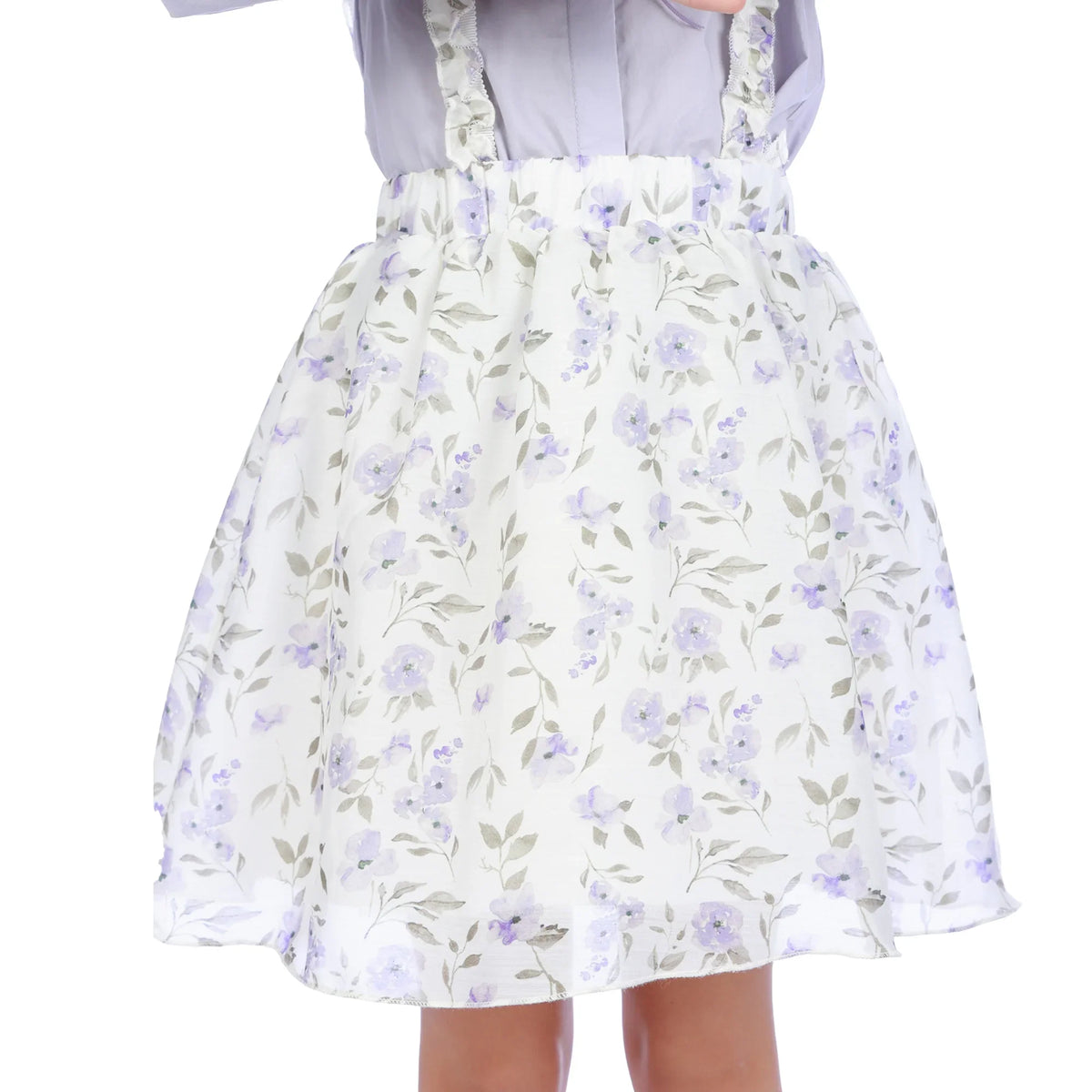 Skater Classic Skirt For Girls Off White Image