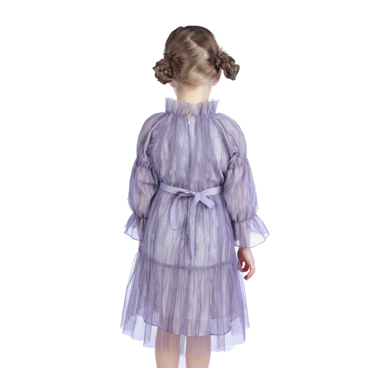 Tie-Dye Classic Dress For Girls Image