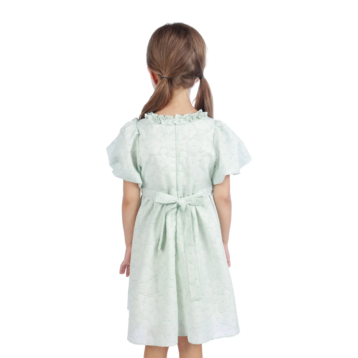 Jacquard Classic Dress For Girls Image