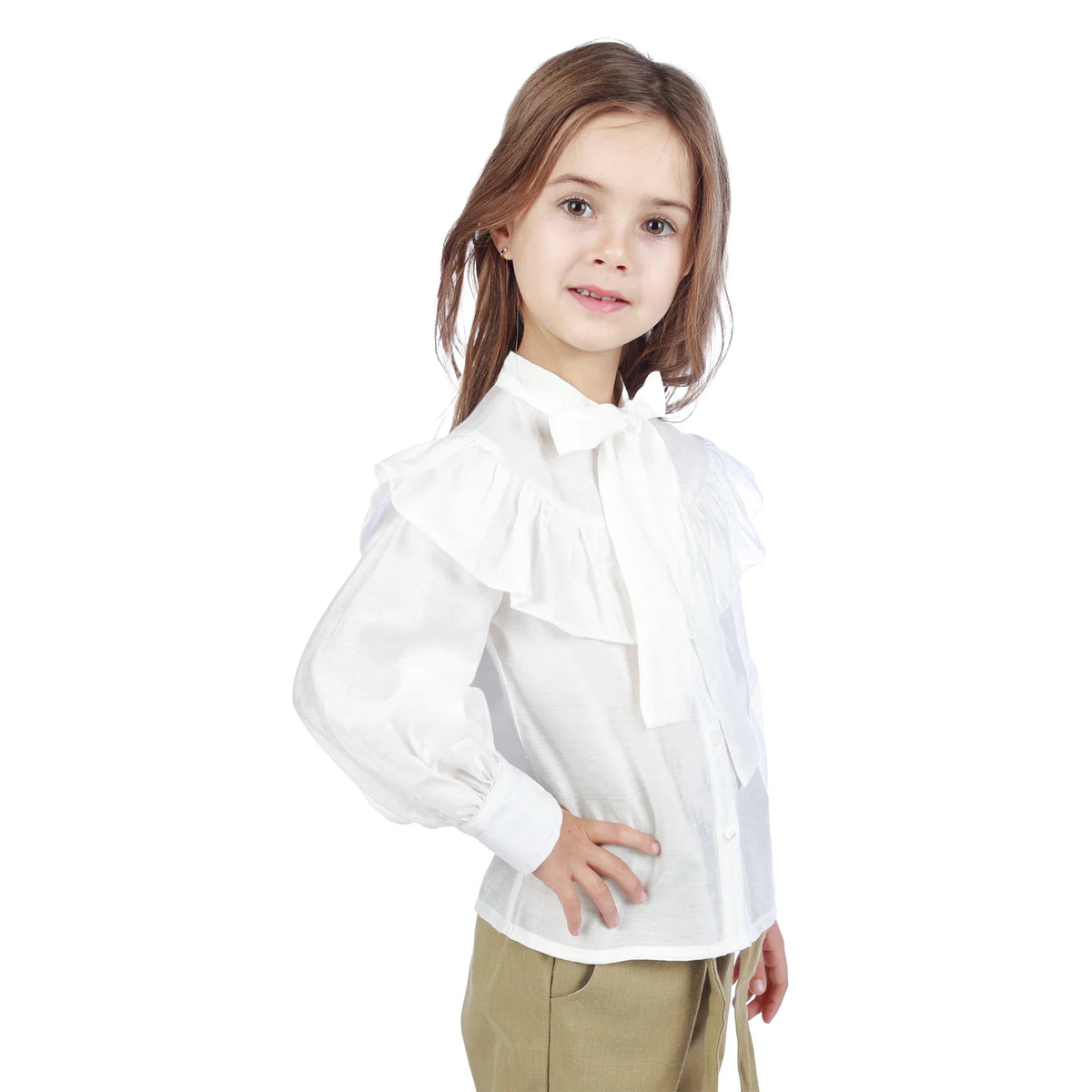 Plain Classic Shirt For Girls Image