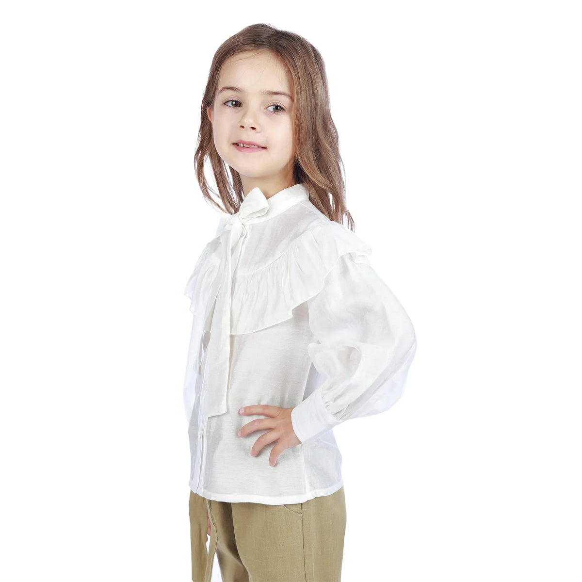 Plain Classic Shirt For Girls Image