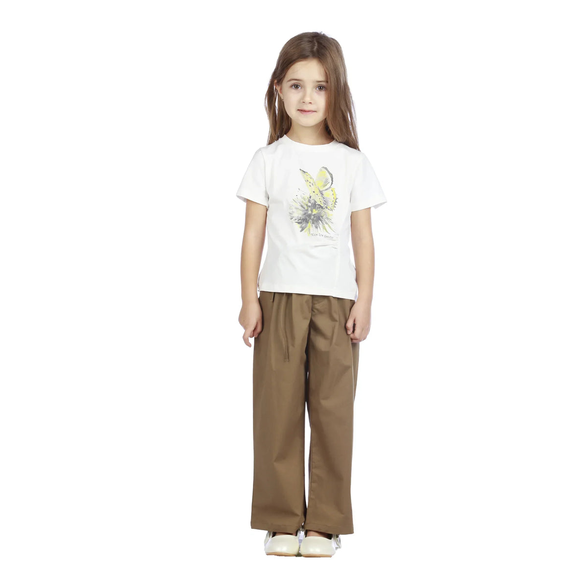 Straight-Leg Classic Pants For Girls Image