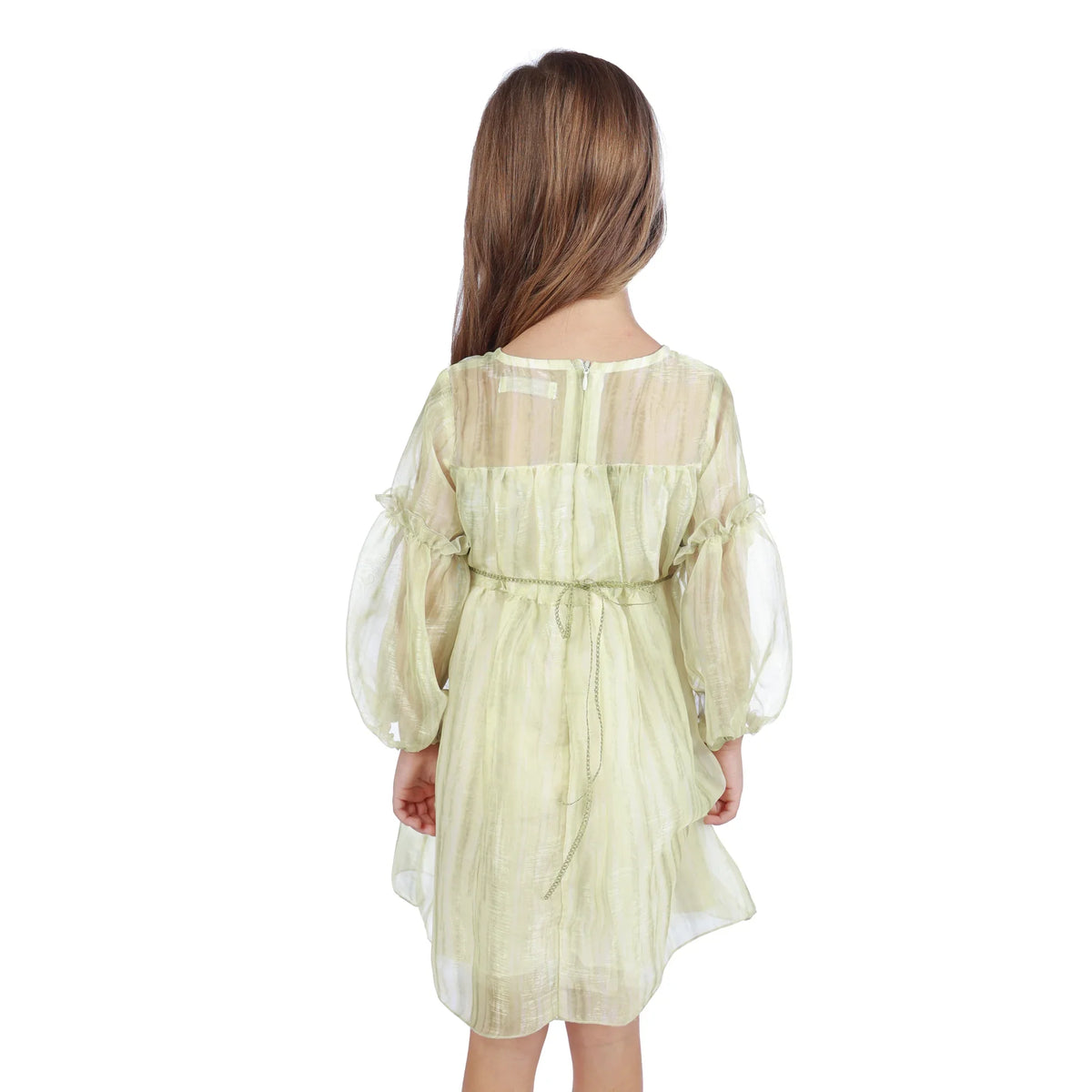 Tie-Dye Classic Dress For Girls Image