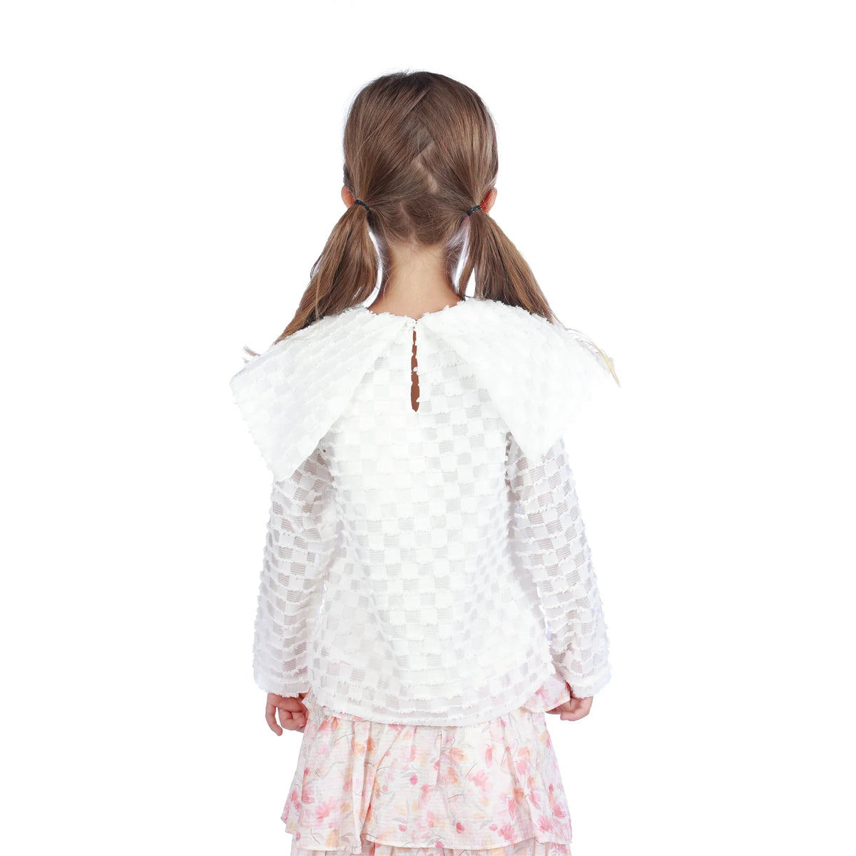 Jacquard Classic Blouse For Girls Image