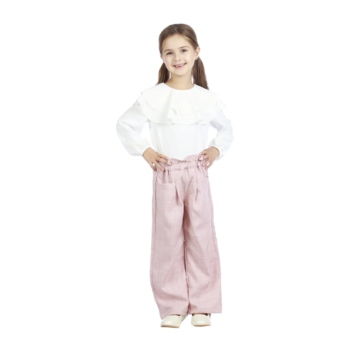 Straight-Leg Classic Pants For Girls Image