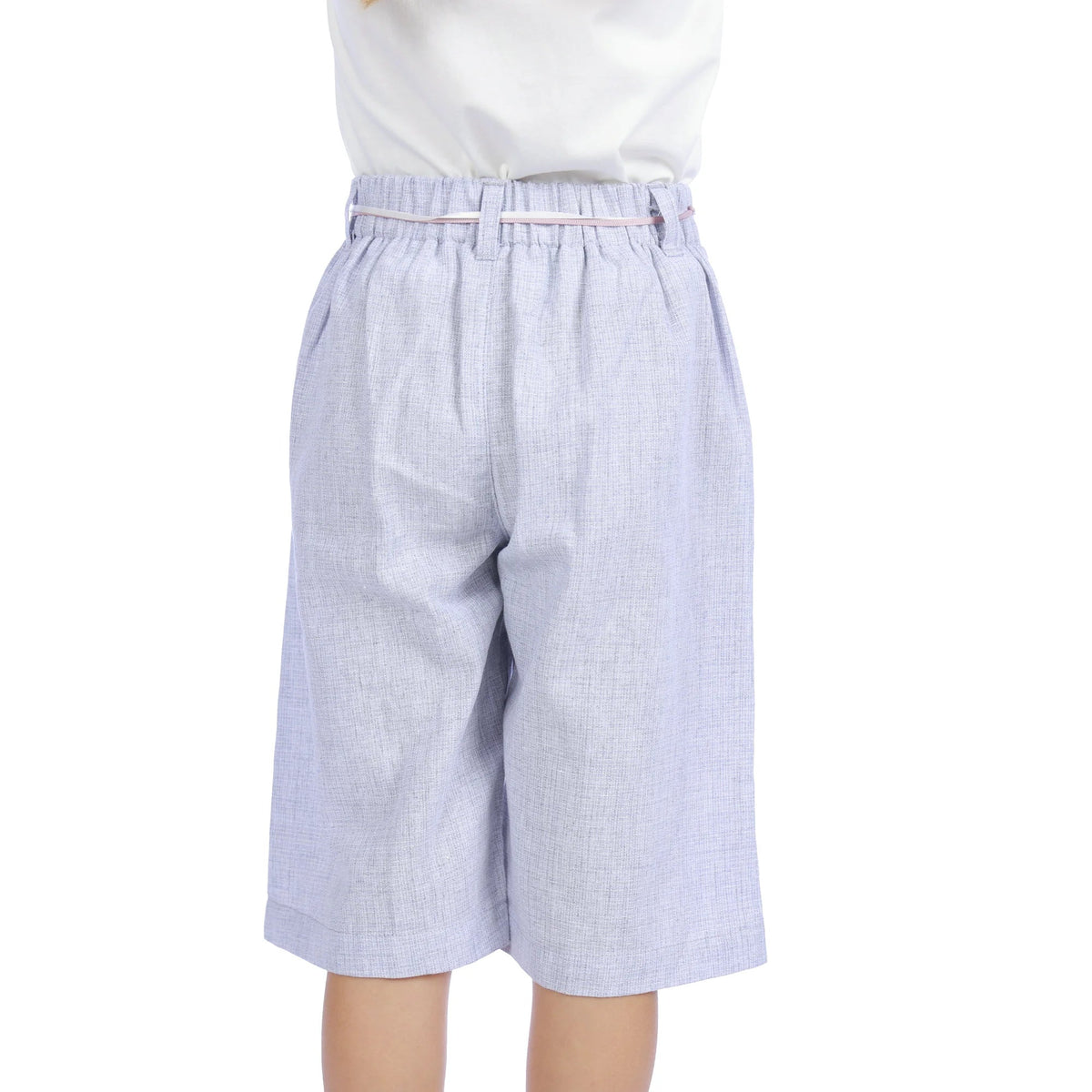 Wide-Leg Classic Shorts For Girls