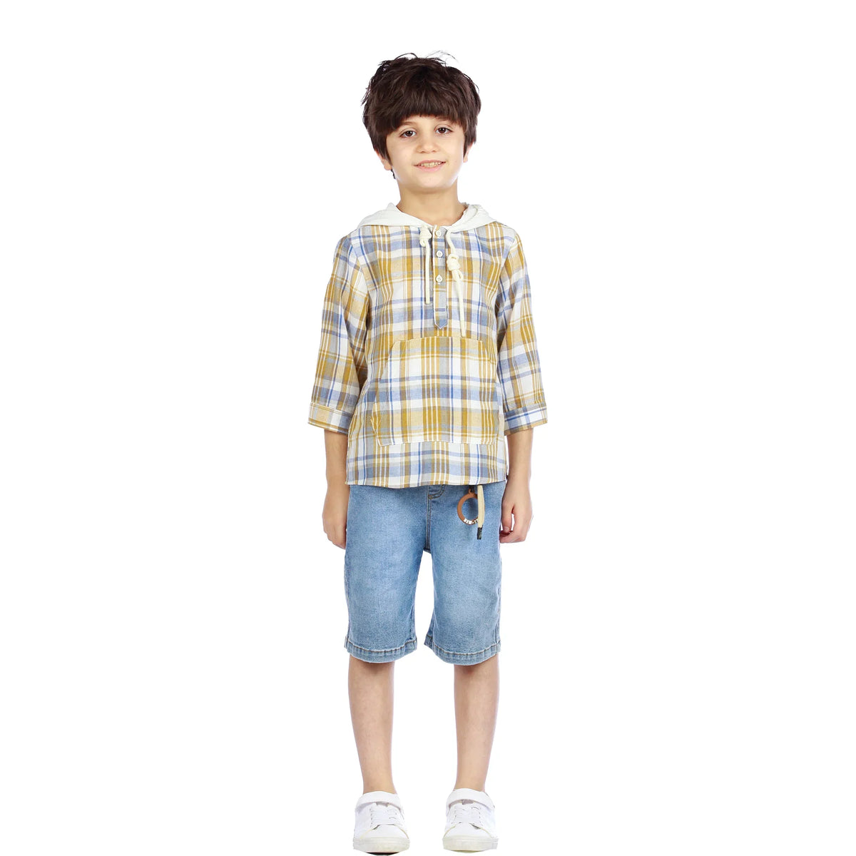 Checked Classic Blouse For Boys Image