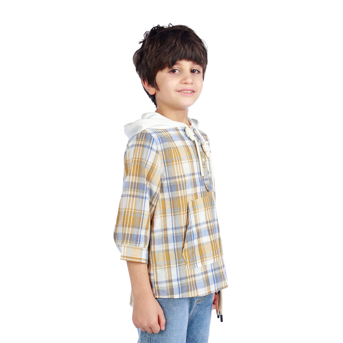 Checked Classic Blouse For Boys Image