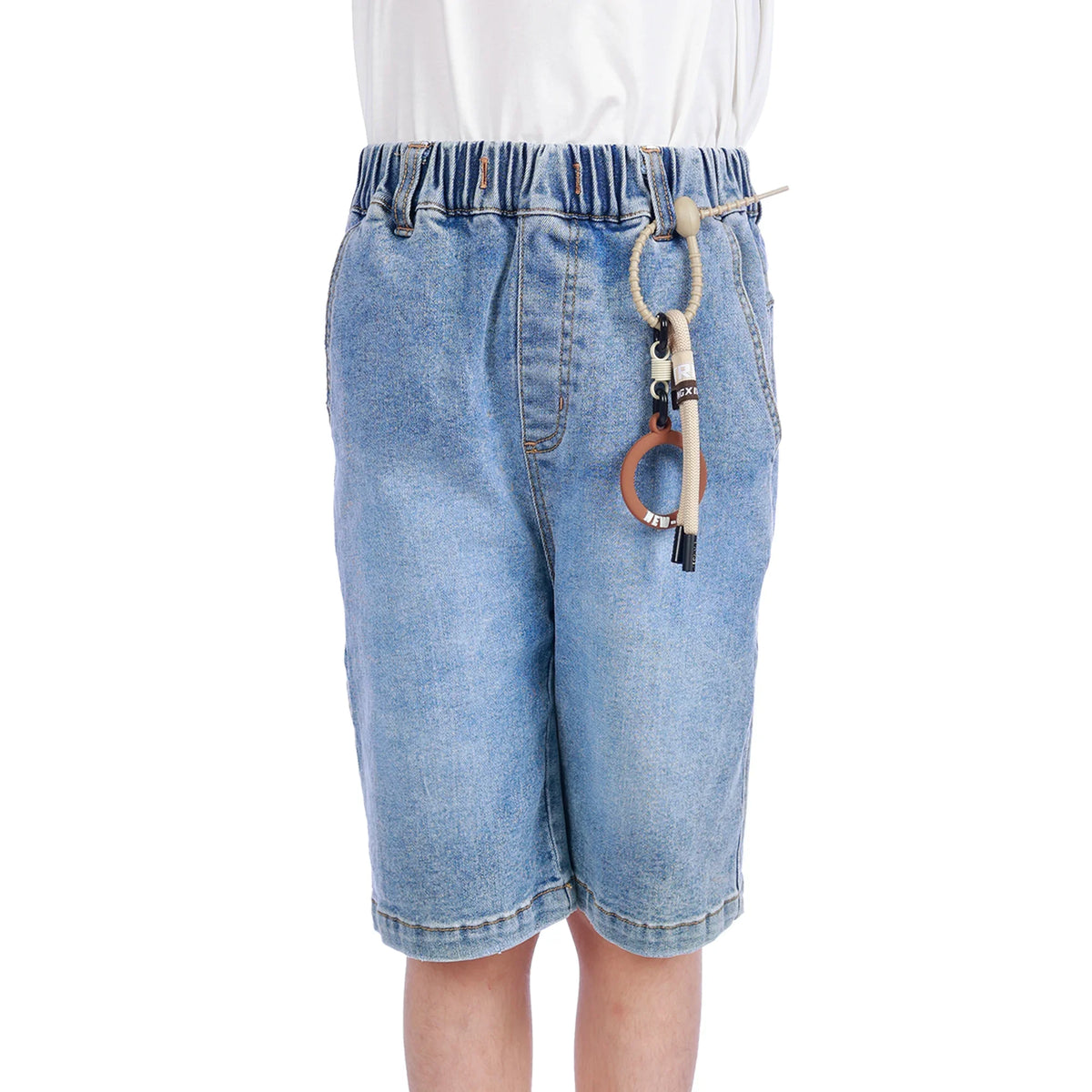 Ordinary Classic Shorts For Boys Jeans Blue Image