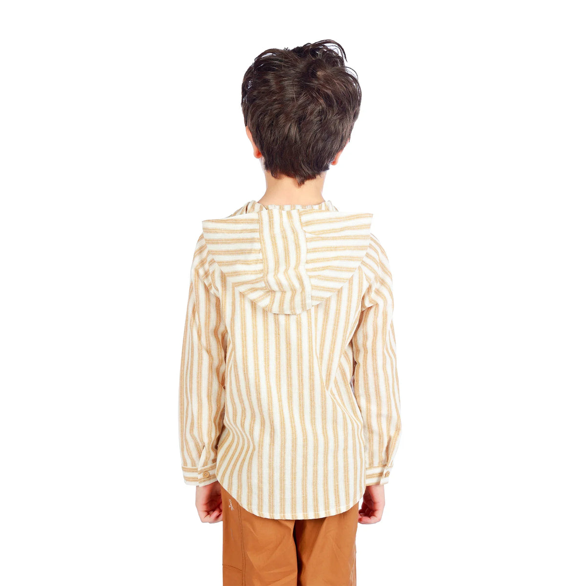 Striped Classic Shirt For Boys Image