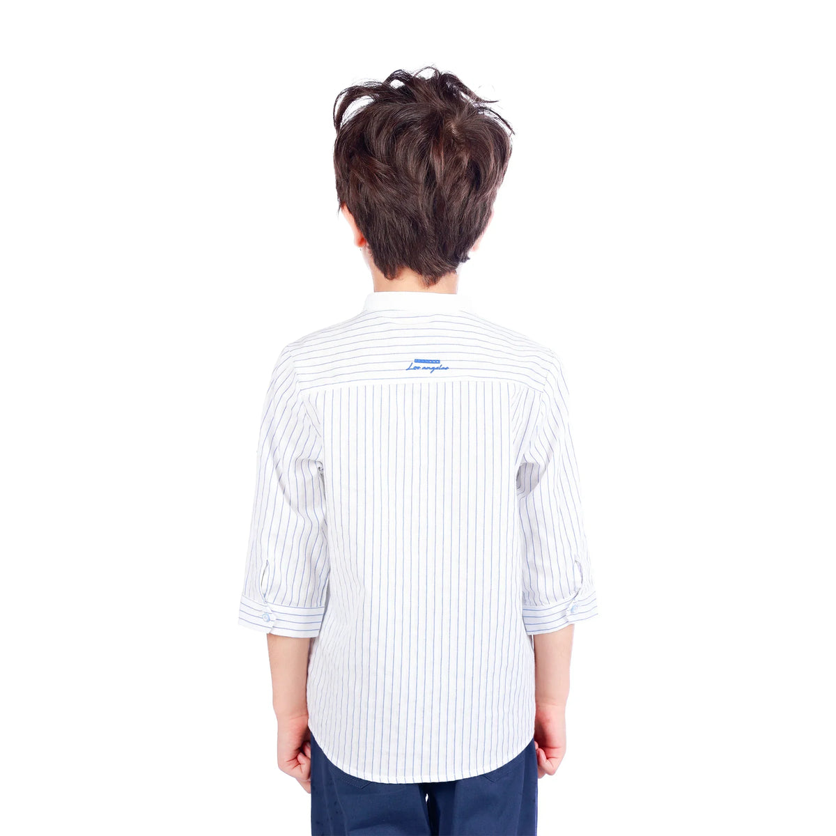 Striped Classic Shirt For Boys Image