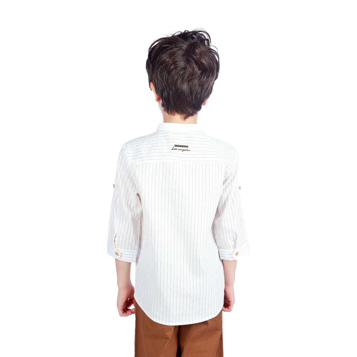 Striped Classic Shirt For Boys Image