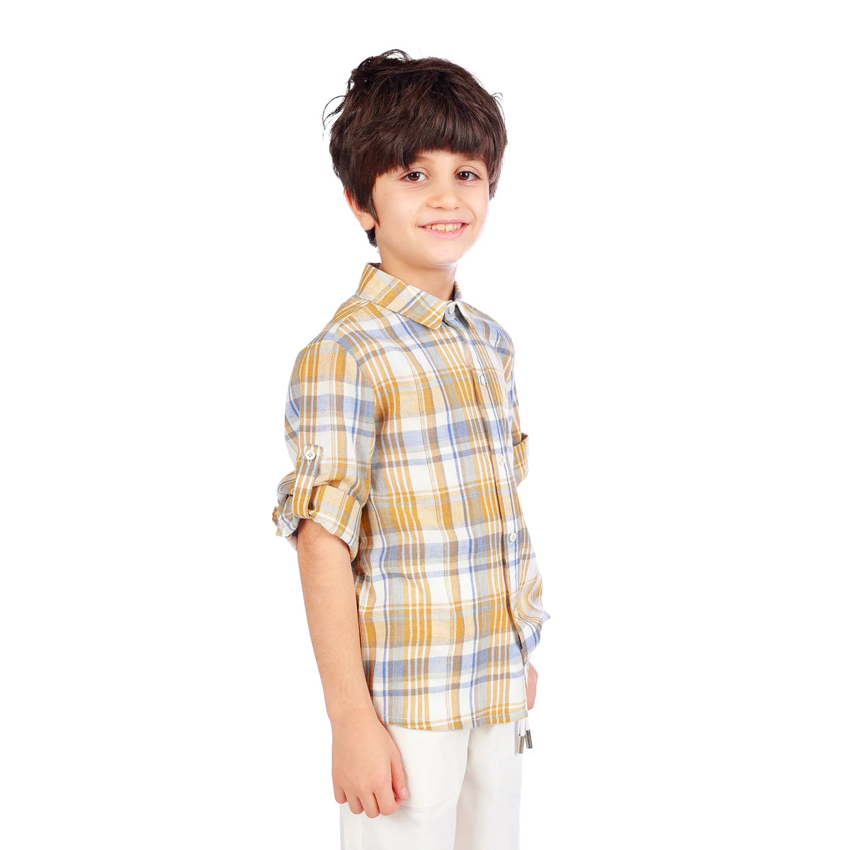 Checked Classic Shirt For Boys Image