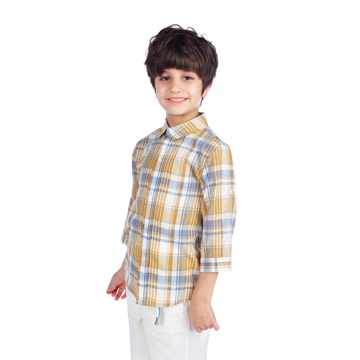 Checked Classic Shirt For Boys Image