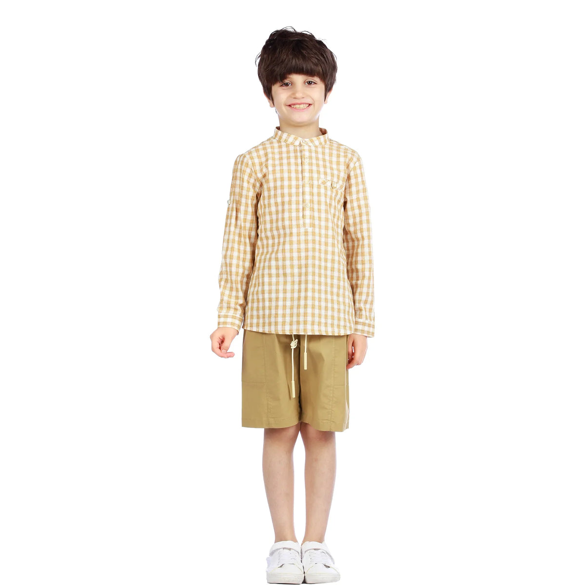 Checked Classic Blouse For Boys Image