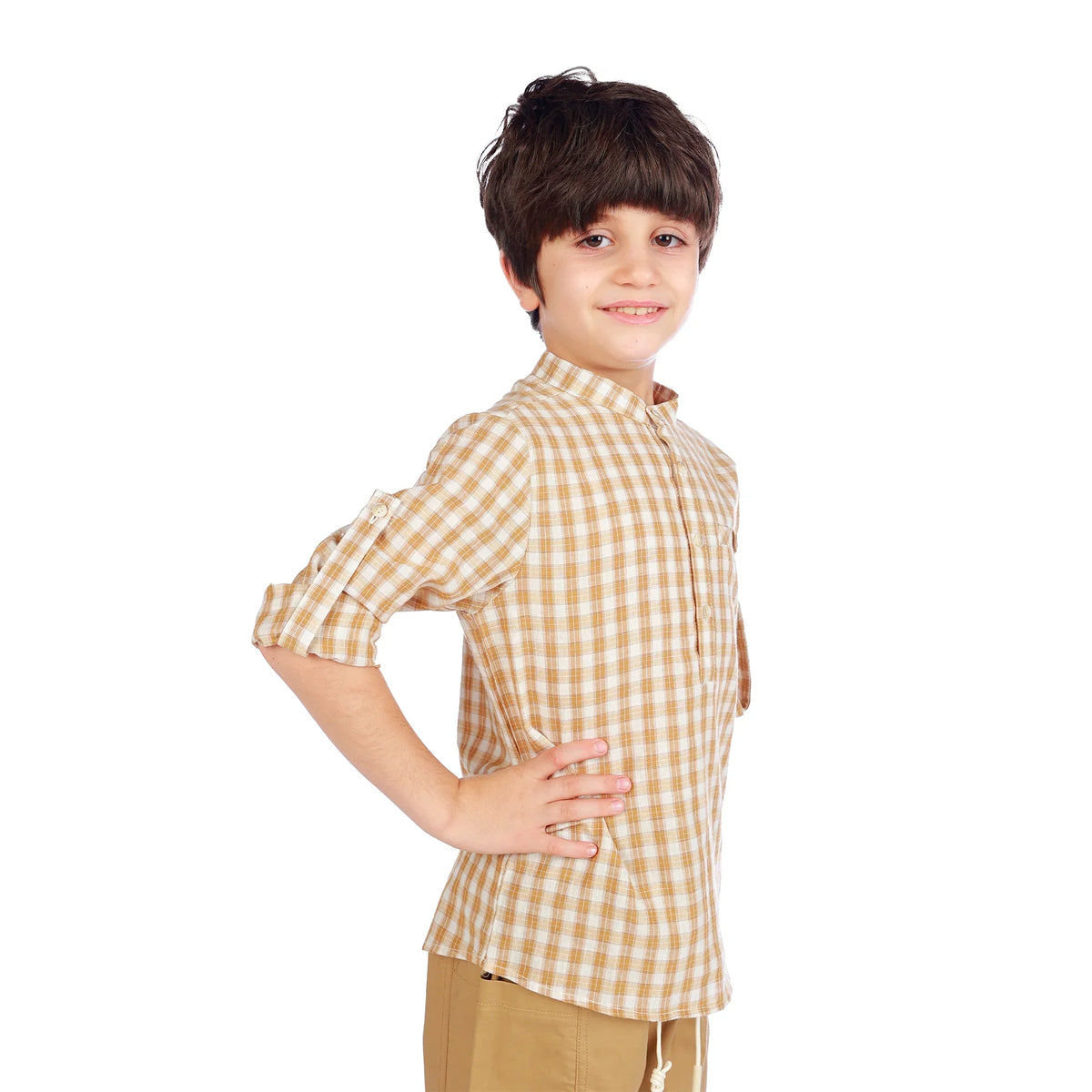 Checked Classic Blouse For Boys Image