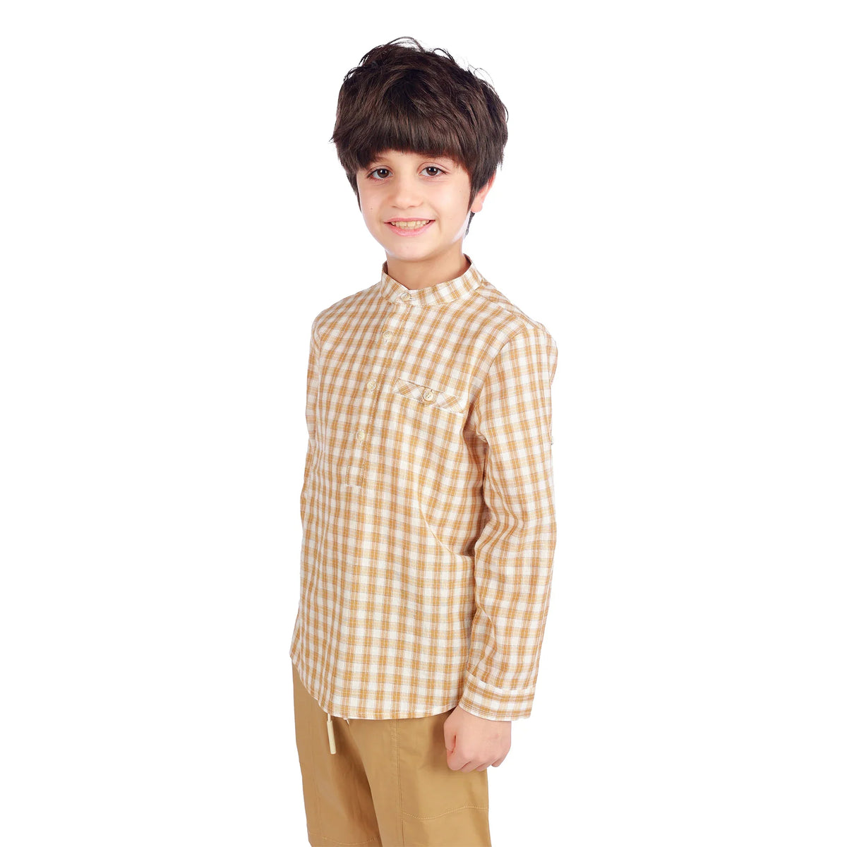 Checked Classic Blouse For Boys Image