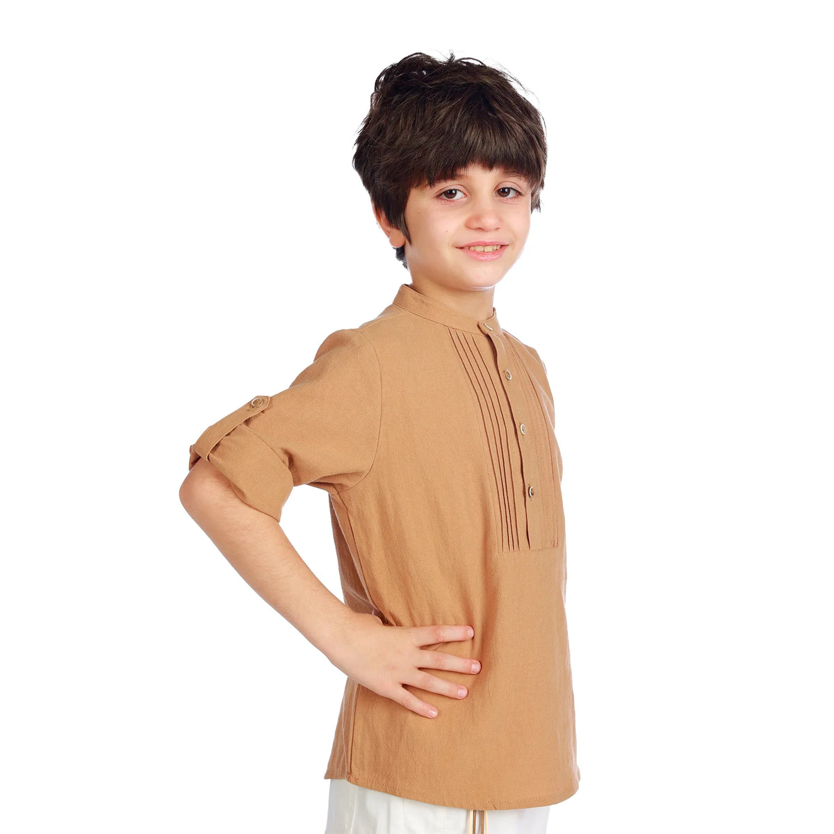 Plain Classic Blouse For Boys Image