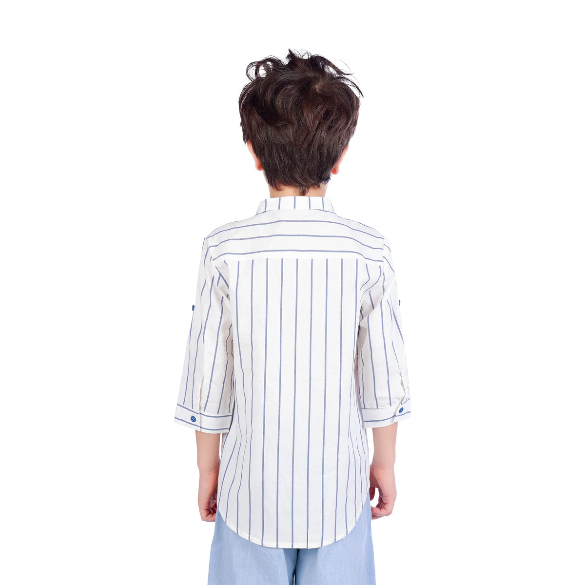 Striped Classic Shirt For Boys Image