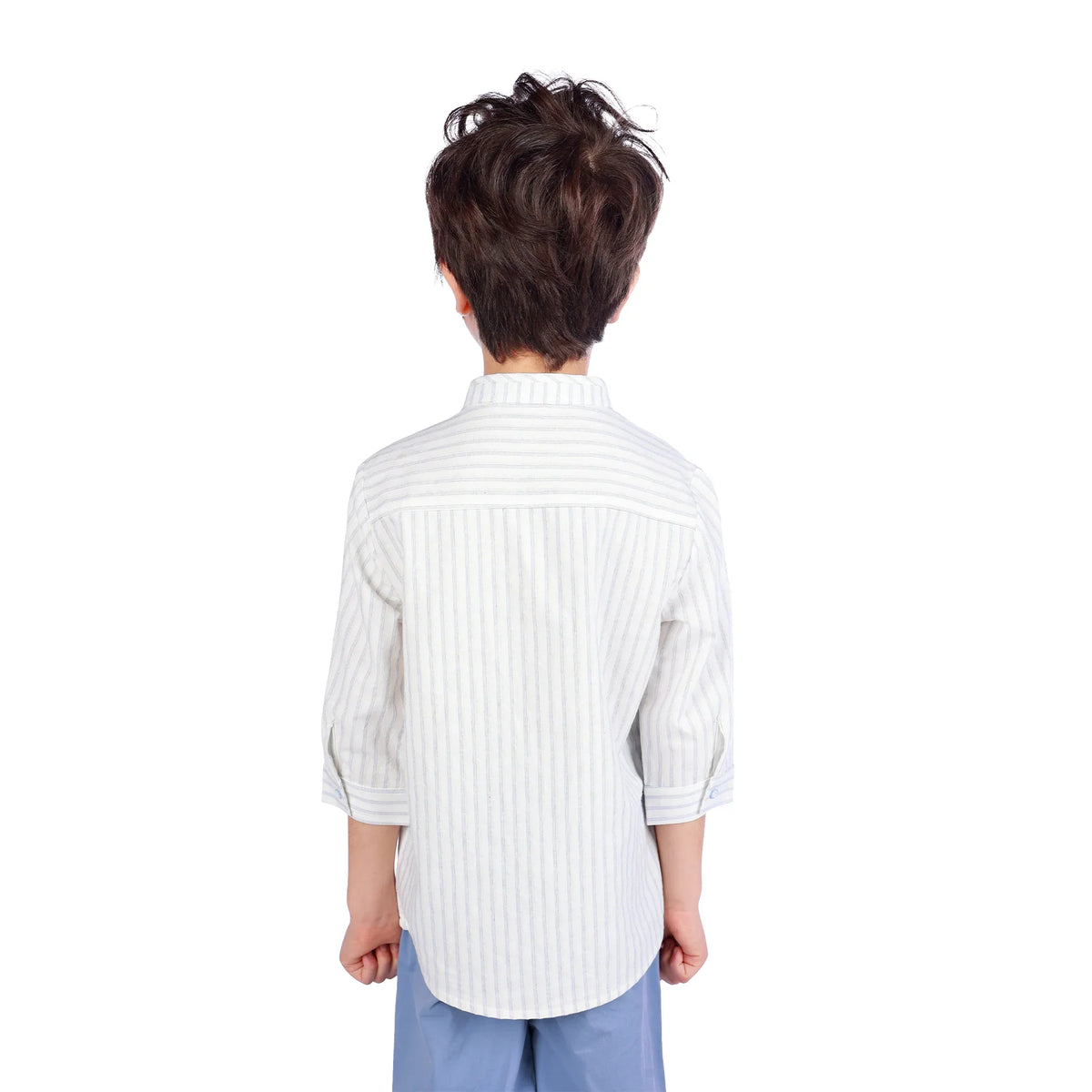 Striped Classic Shirt For Boys Image