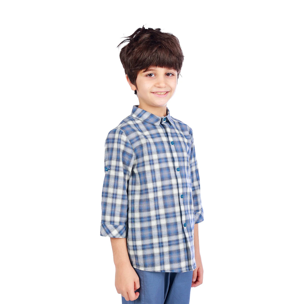 Checked Classic Shirt For Boys Image