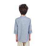 Striped Classic Blouse For Boys Image