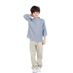 Striped Classic Blouse For Boys Image