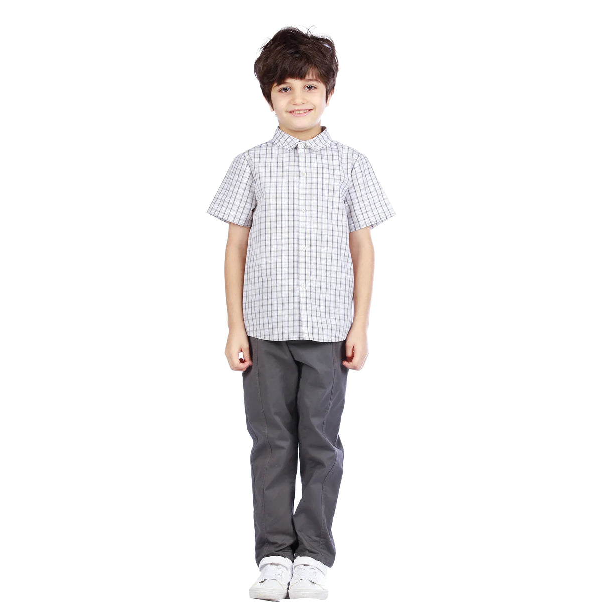 Checked Classic Shirt For Boys Image