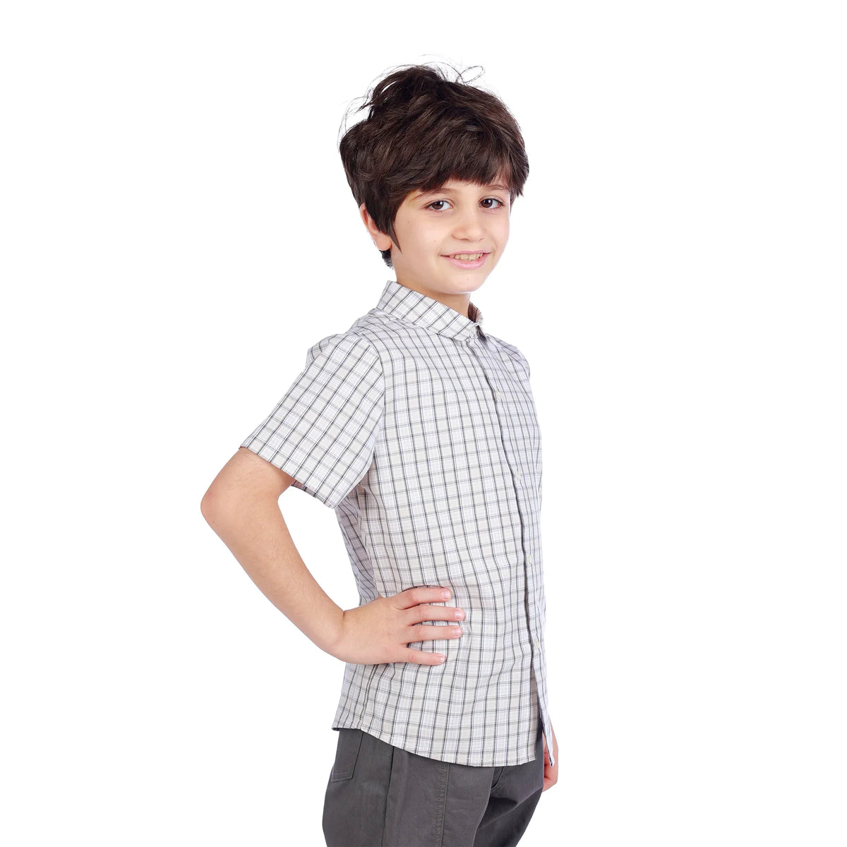 Checked Classic Shirt For Boys Image