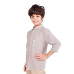 Striped Classic Shirt For Boys Image