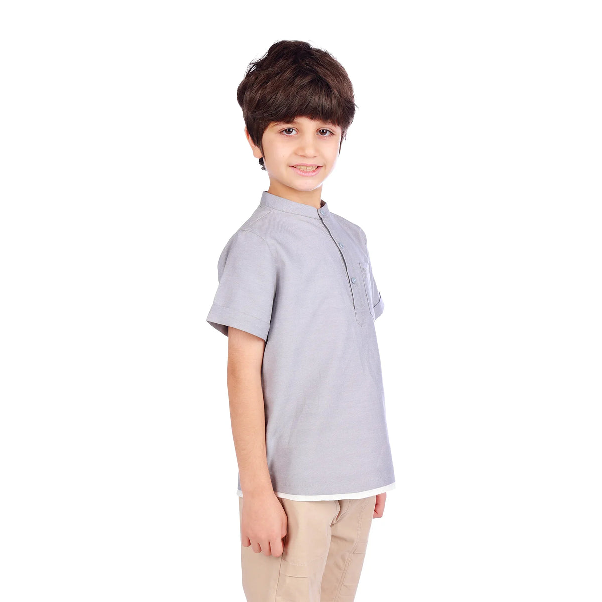 Embroidery Classic Blouse For Boys Image