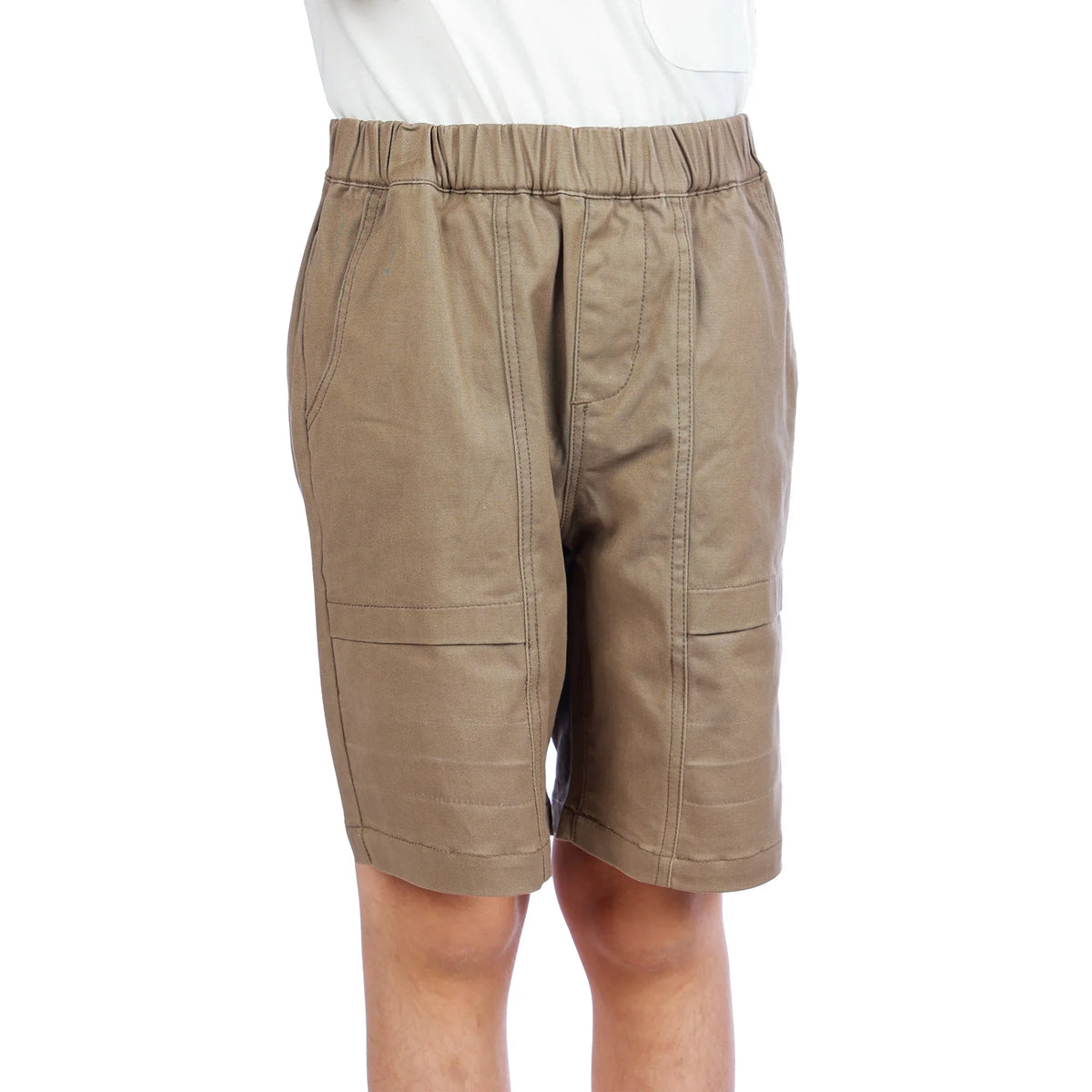 Ordinary Classic Shorts For Boys Dark Khaki Image