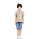 Color-Blocked Classic Polo Shirt For Boys Image