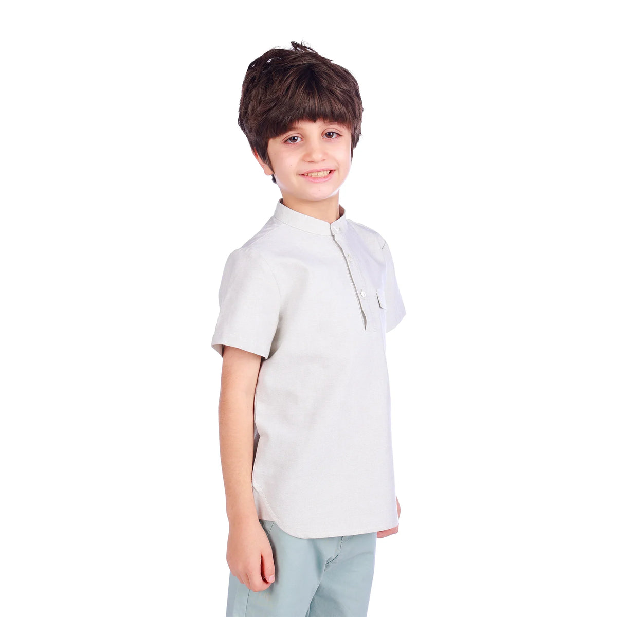 Plain Classic Blouse For Boys Image