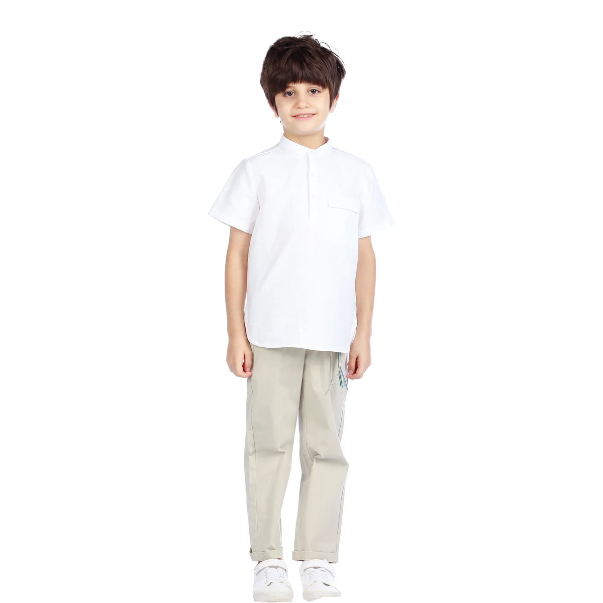 Plain Classic Blouse For Boys Image