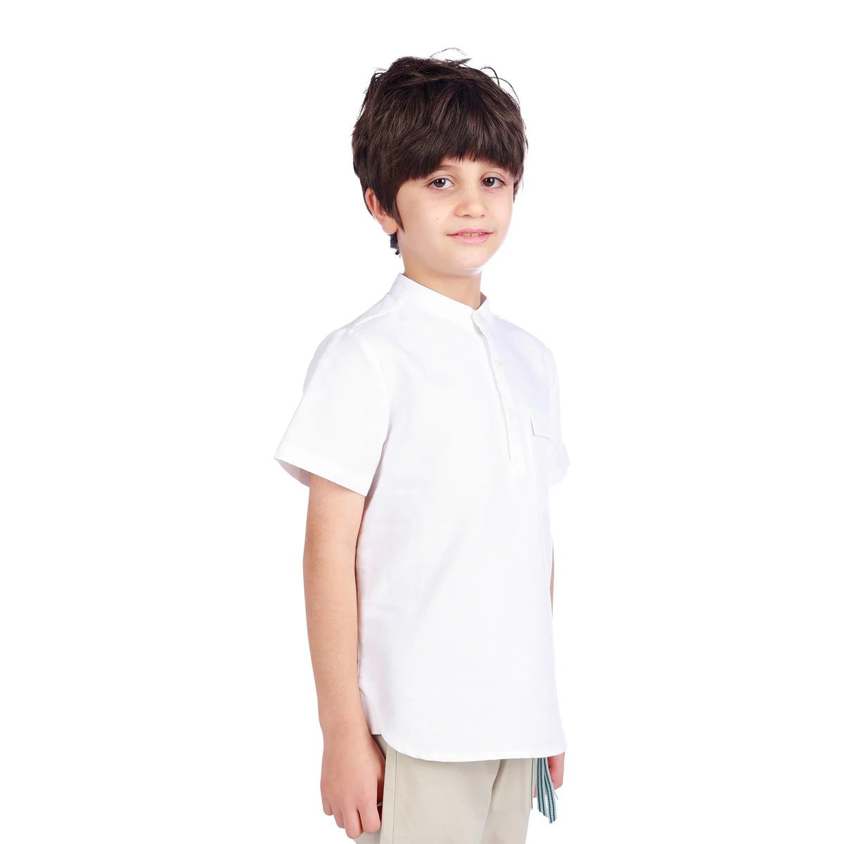 Plain Classic Blouse For Boys Image