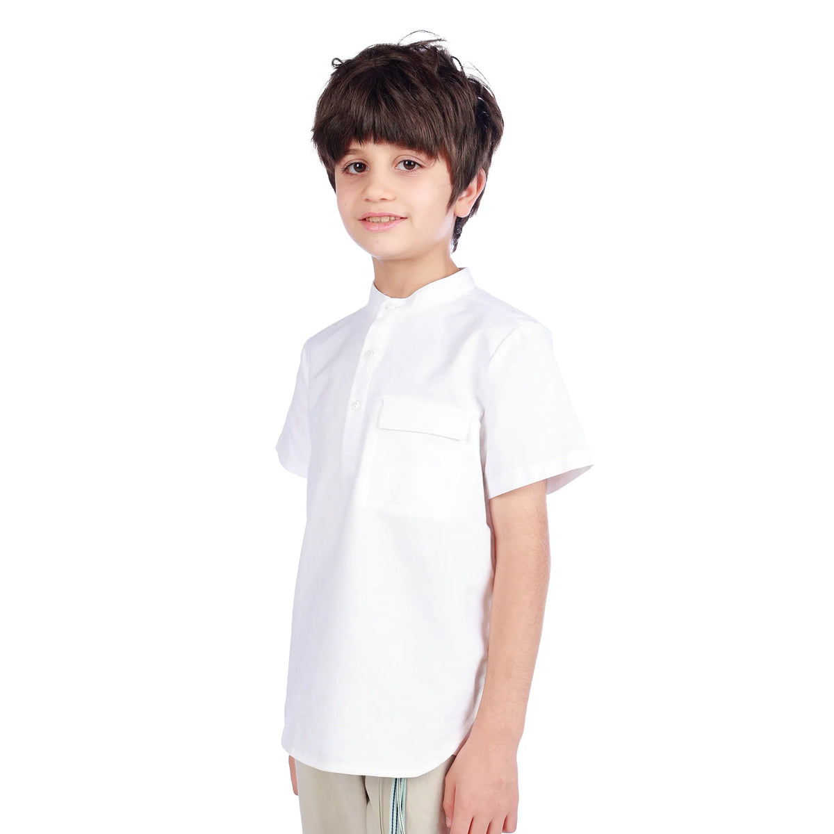 Plain Classic Blouse For Boys Image