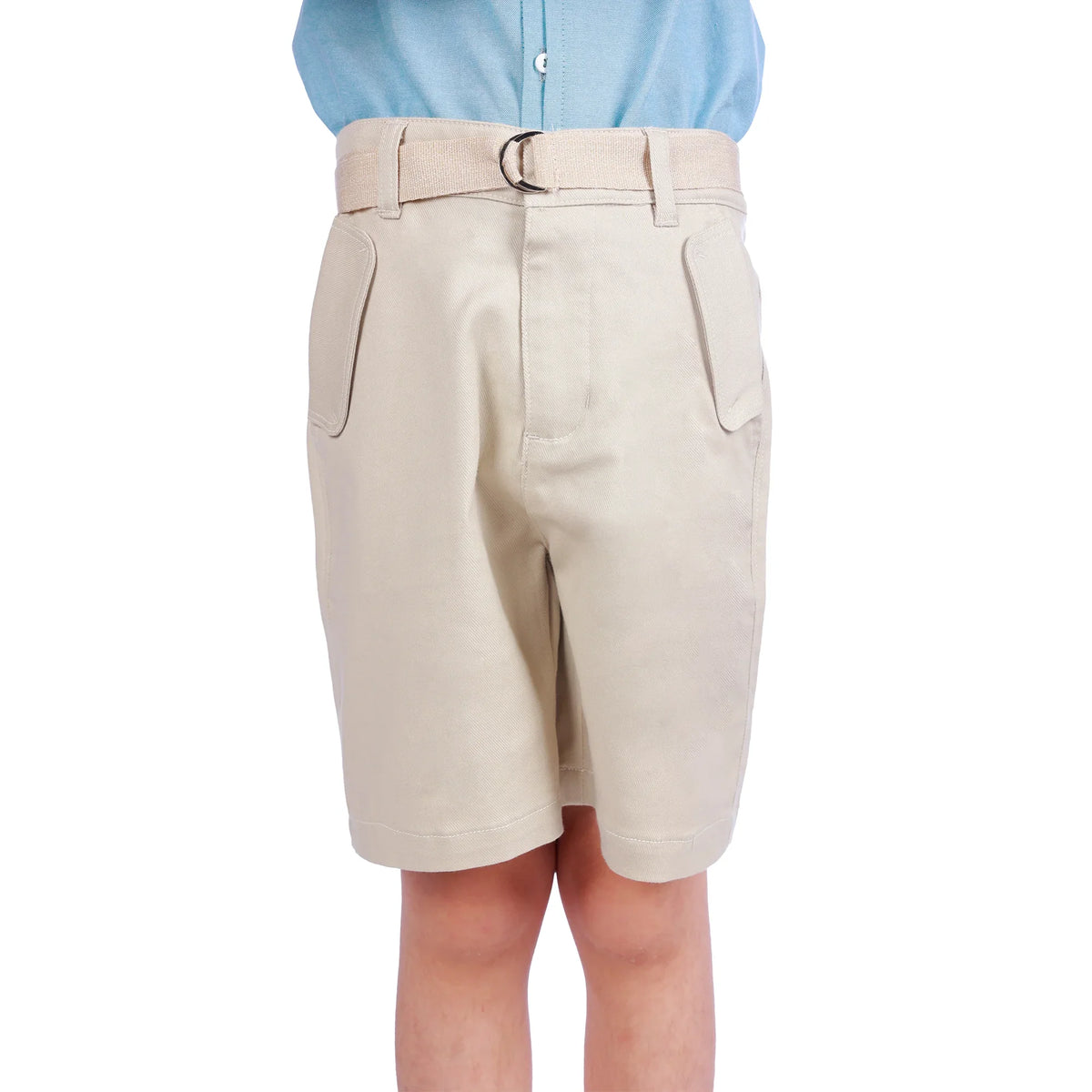 Ordinary Classic Shorts For Boys Dark Beige Image