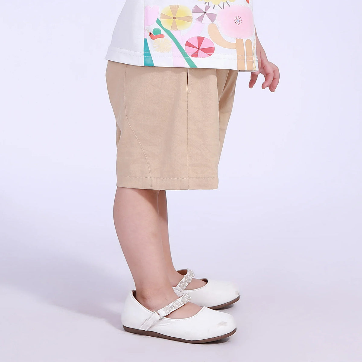 Ordinary Street Look Shorts For Baby Girl Image