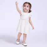 Striped Street Look Dress For Baby Girl Image