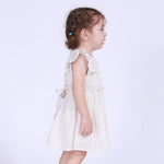 Striped Street Look Dress For Baby Girl Image