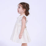 Striped Street Look Dress For Baby Girl Image