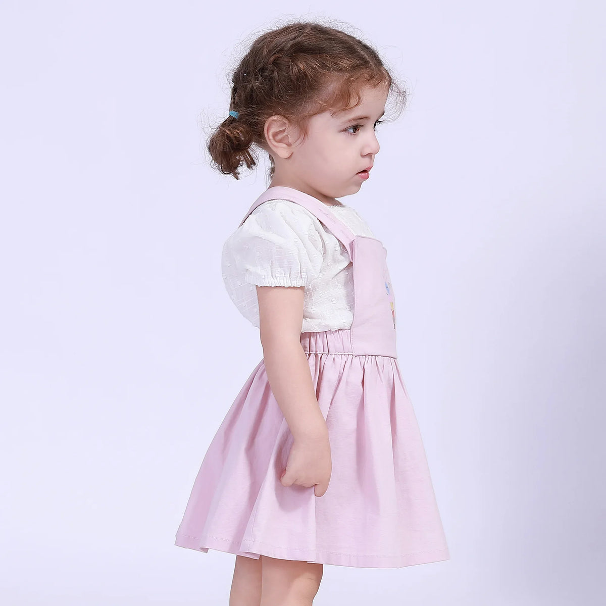 Jacquard Street Look Blouse For Baby Girl Image