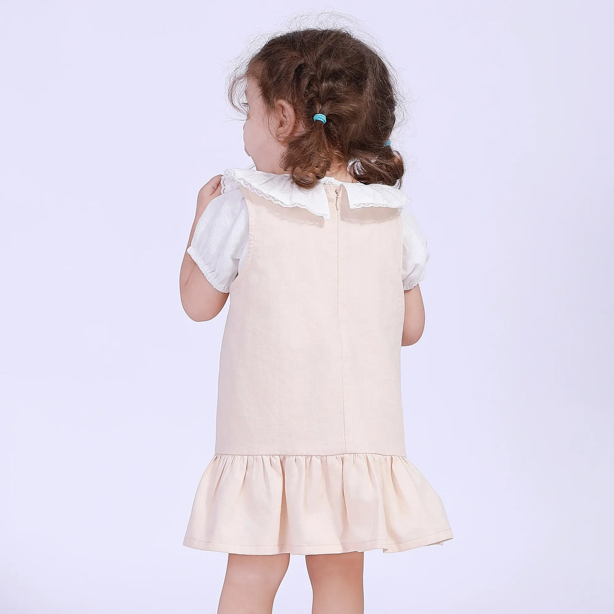 Jacquard Street Look Blouse For Baby Girl Image