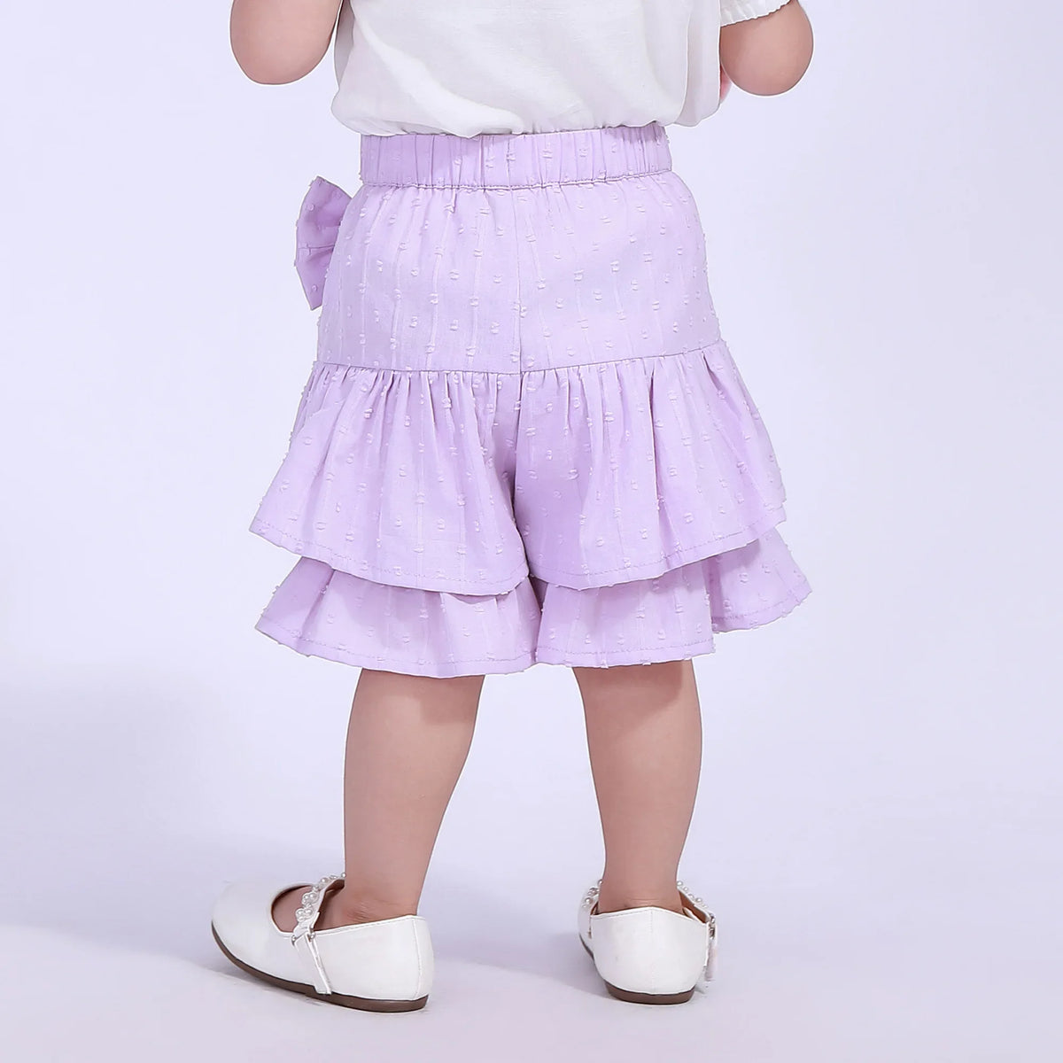 Wide-Leg Street Look Shorts For Baby Girl Image