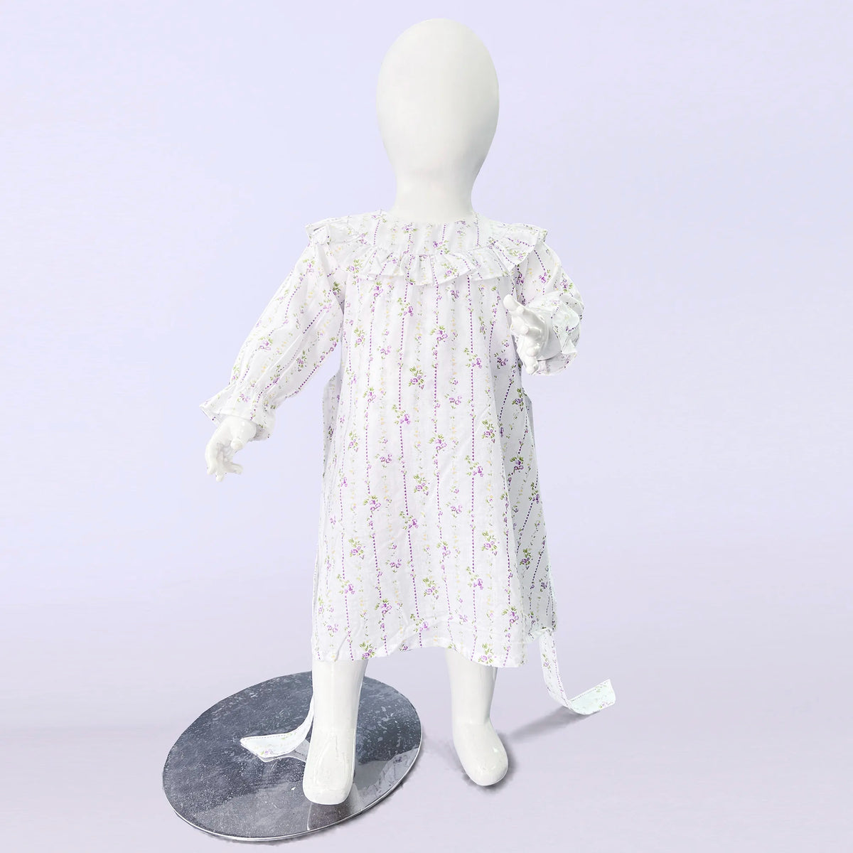 Floral Street Look Dress For Baby Girl