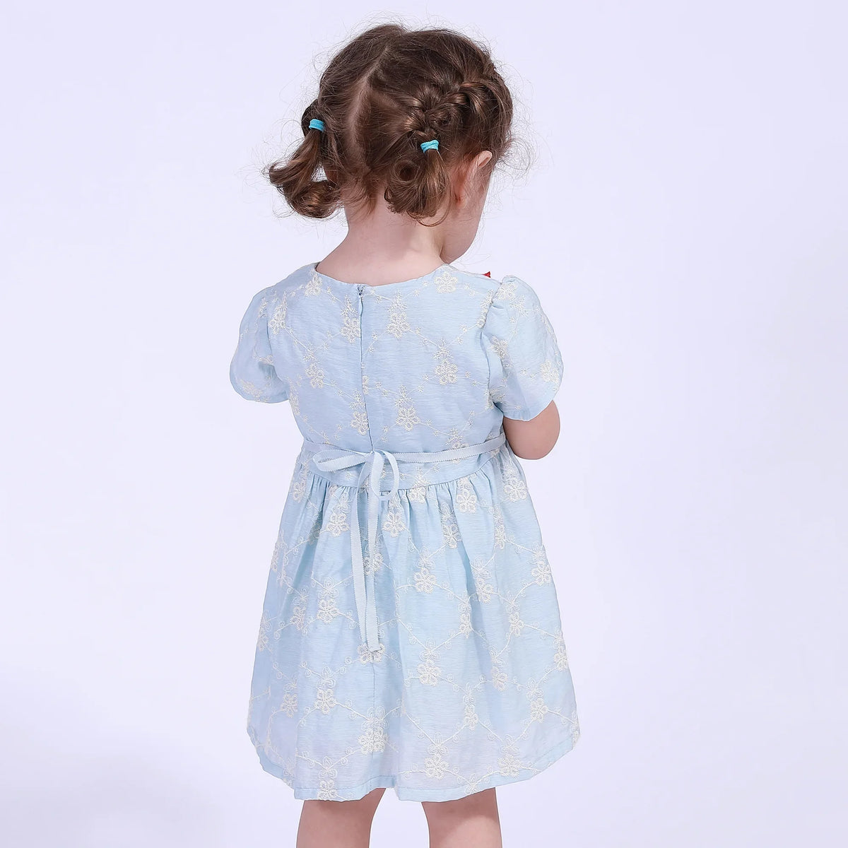 Floral Street Look Dress For Baby Girl