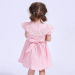 Jacquard Street Look Dress For Baby Girl Image