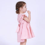Jacquard Street Look Dress For Baby Girl Image